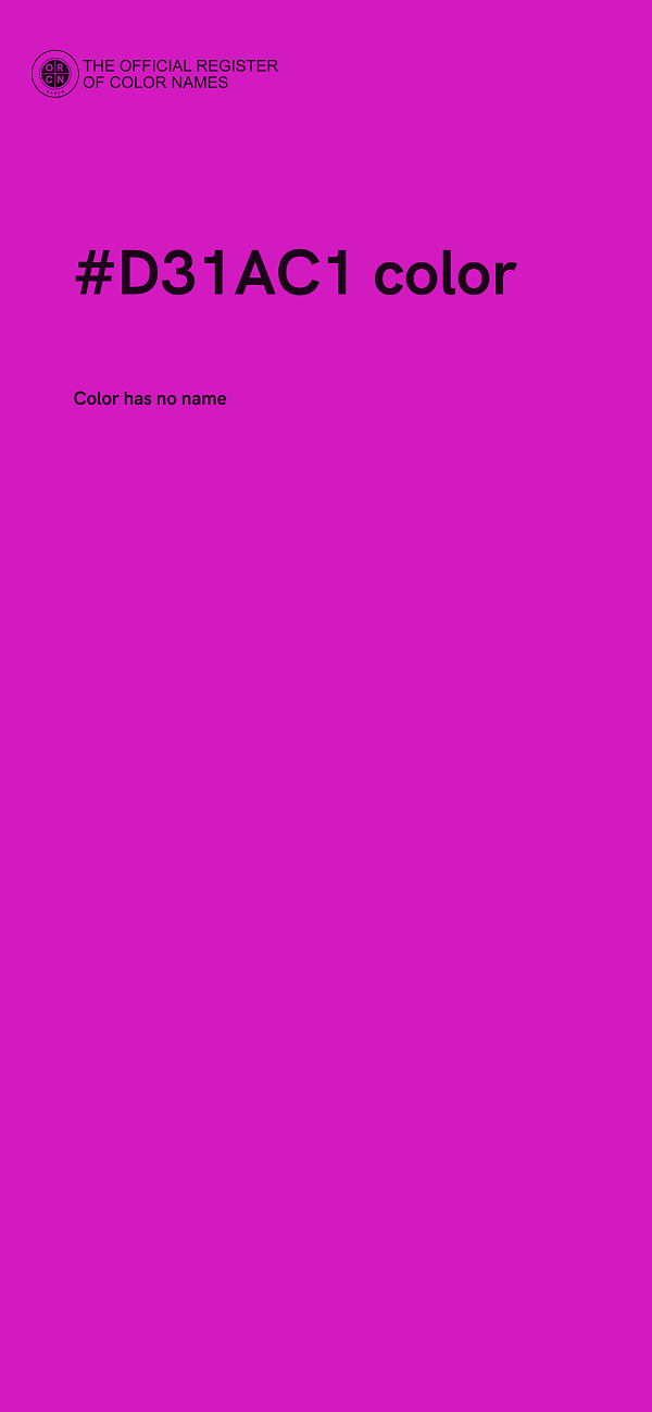 #D31AC1 color image