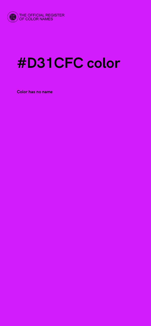 #D31CFC color image