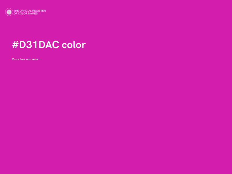 #D31DAC color image
