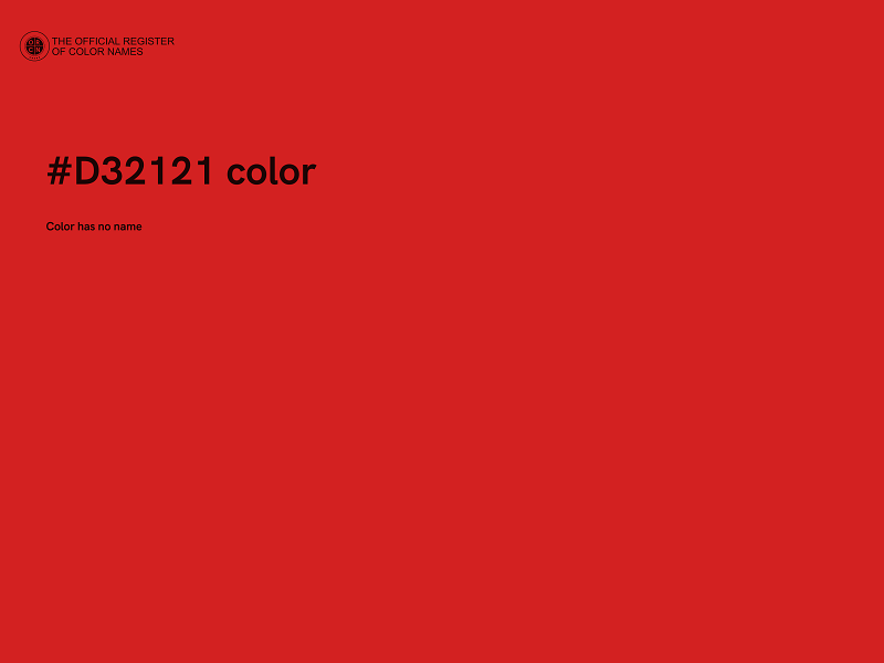 #D32121 color image