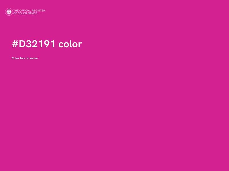 #D32191 color image