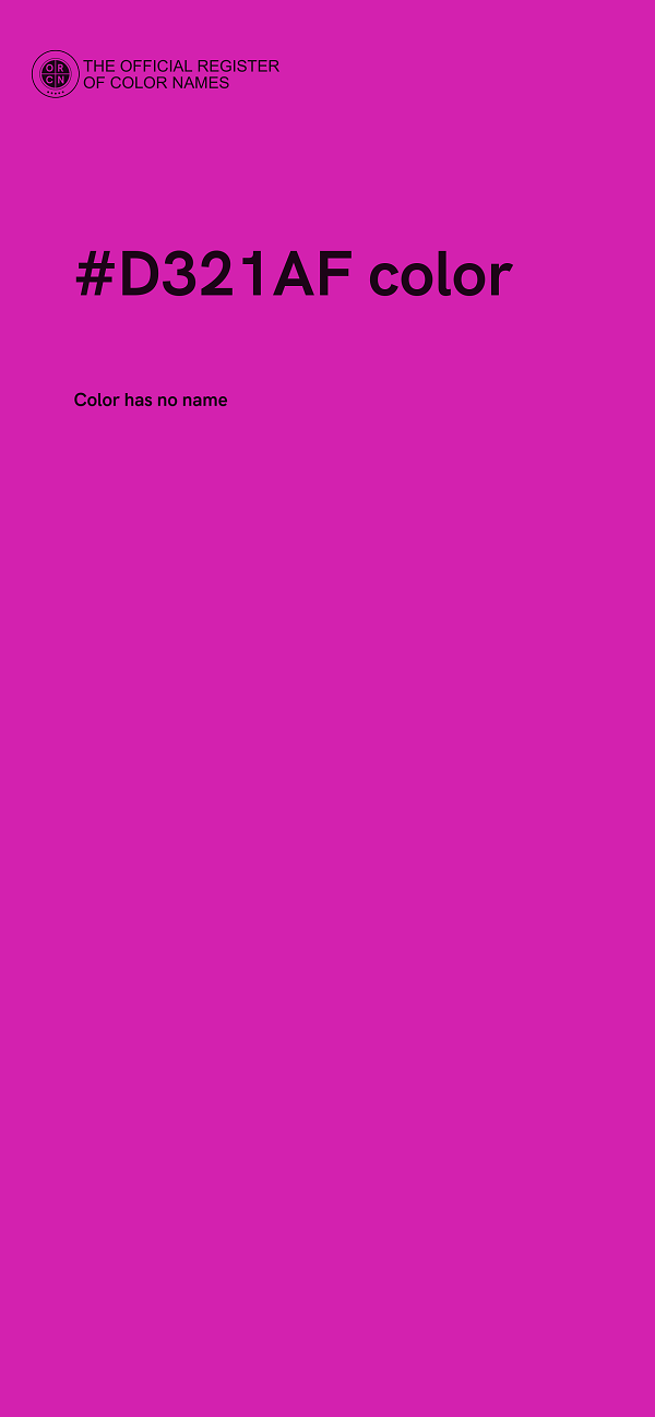 #D321AF color image