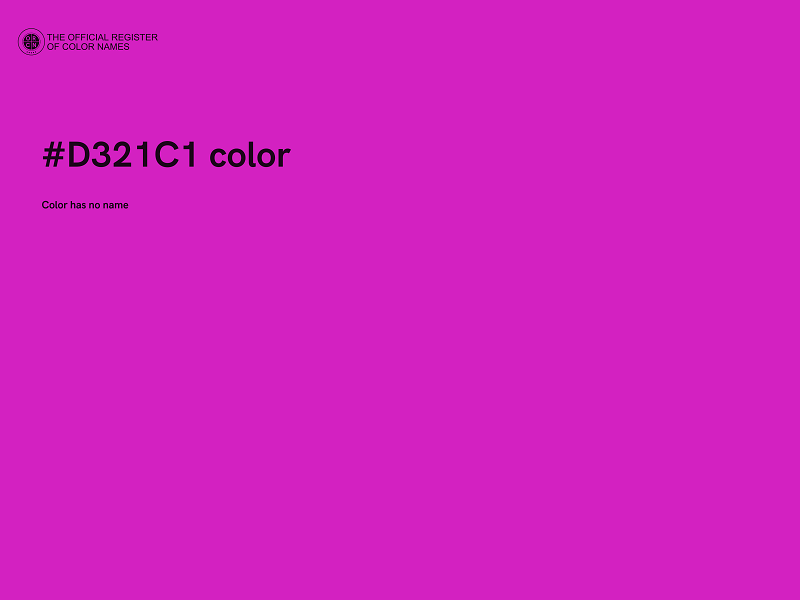 #D321C1 color image