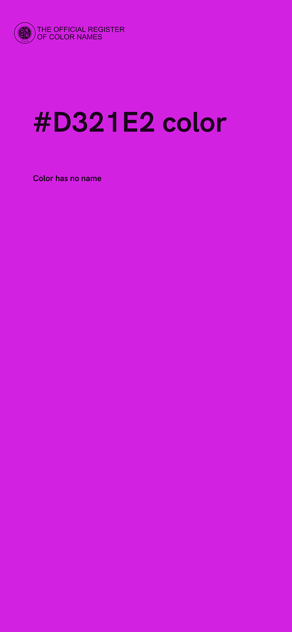 #D321E2 color image
