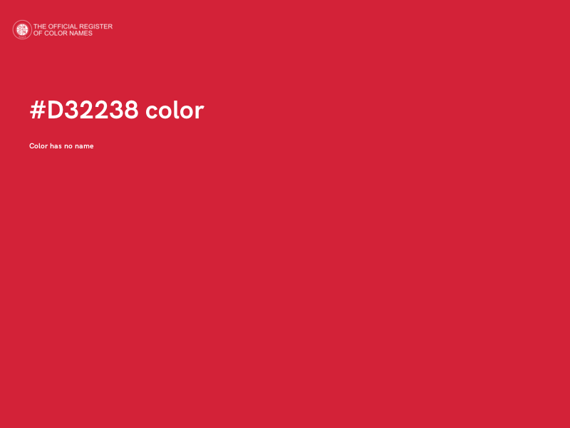 #D32238 color image