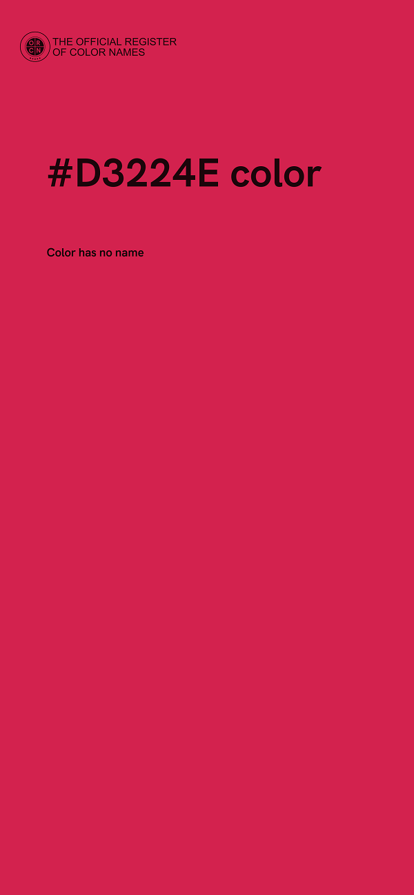 #D3224E color image