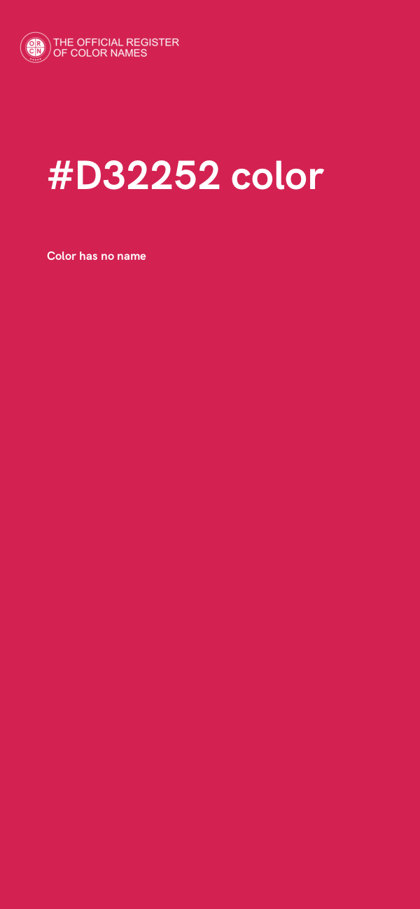 #D32252 color image