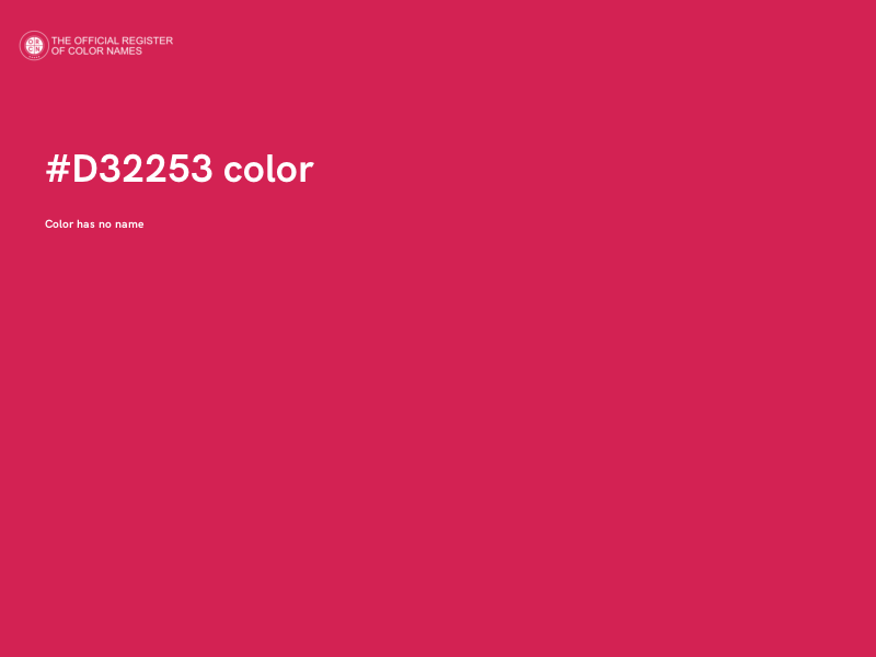 #D32253 color image