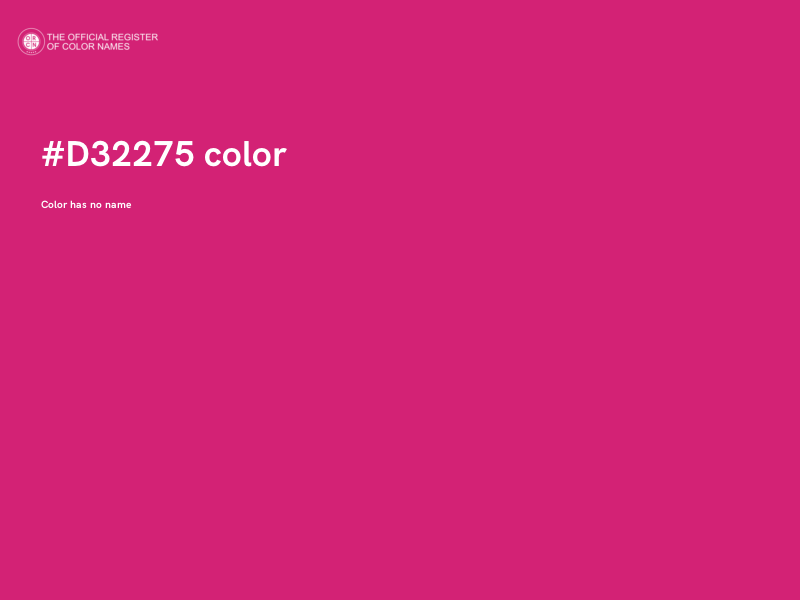 #D32275 color image