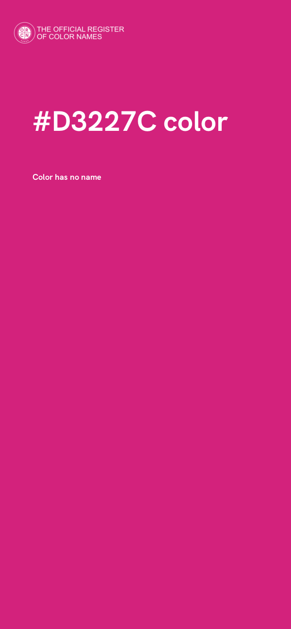 #D3227C color image