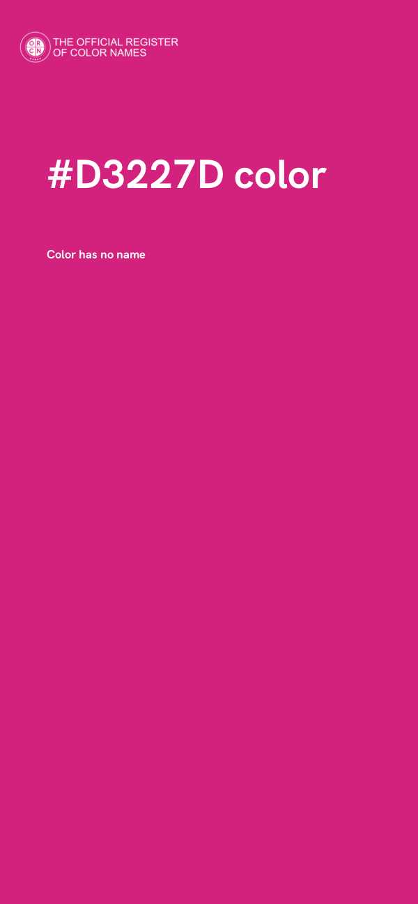 #D3227D color image