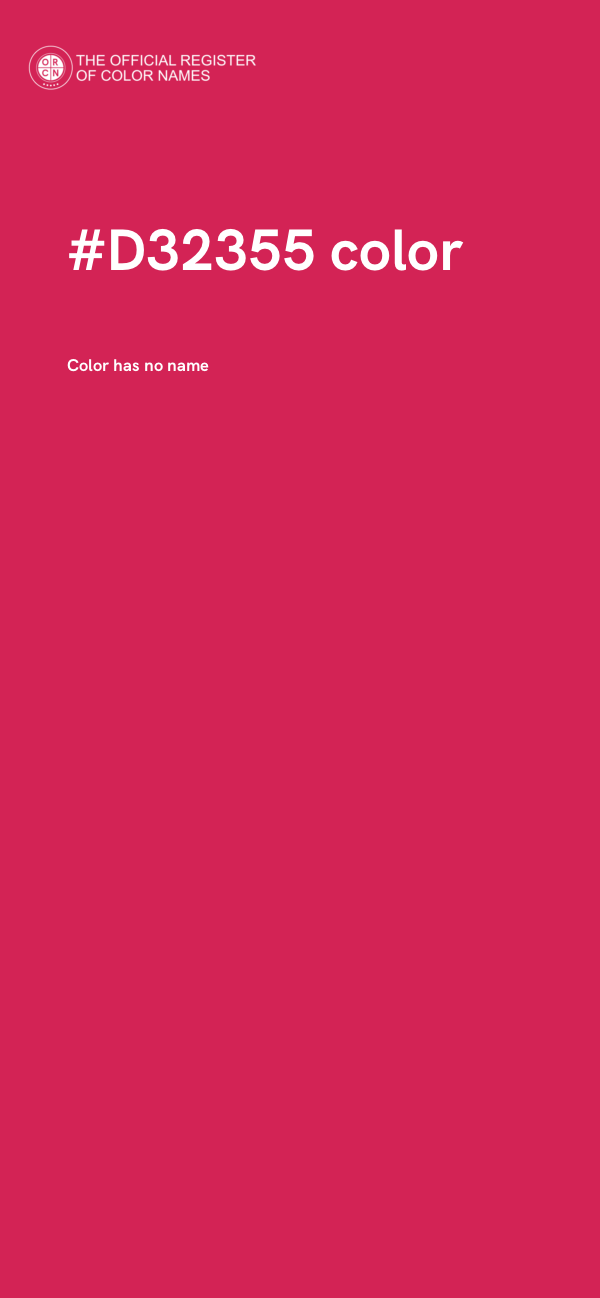 #D32355 color image