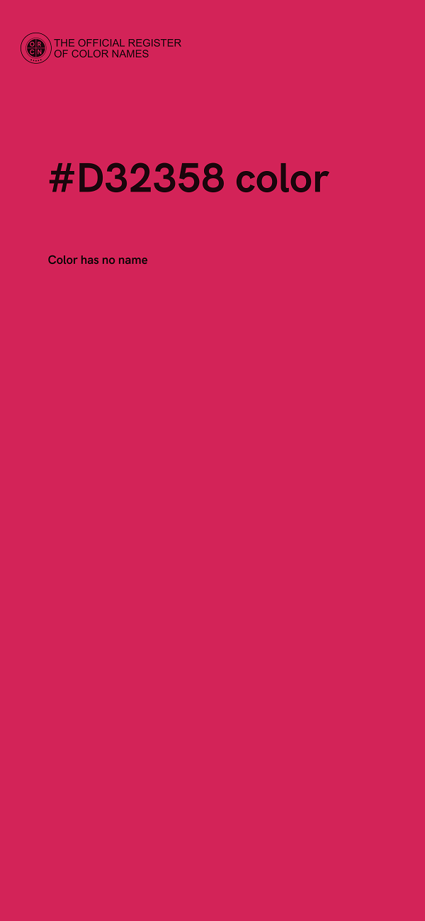 #D32358 color image