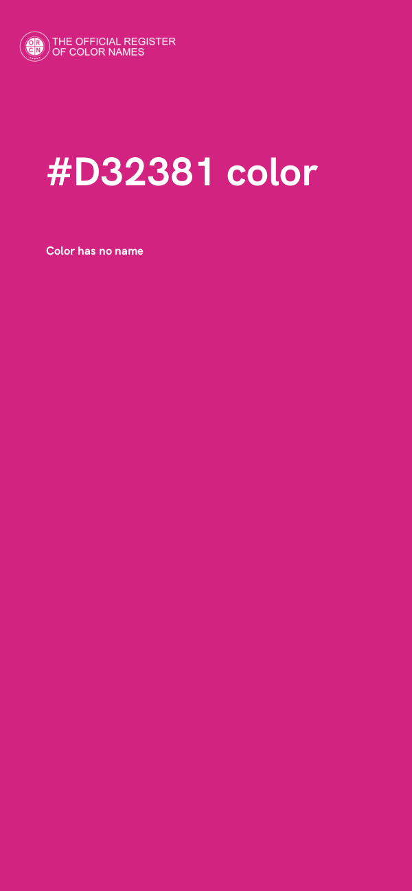 #D32381 color image