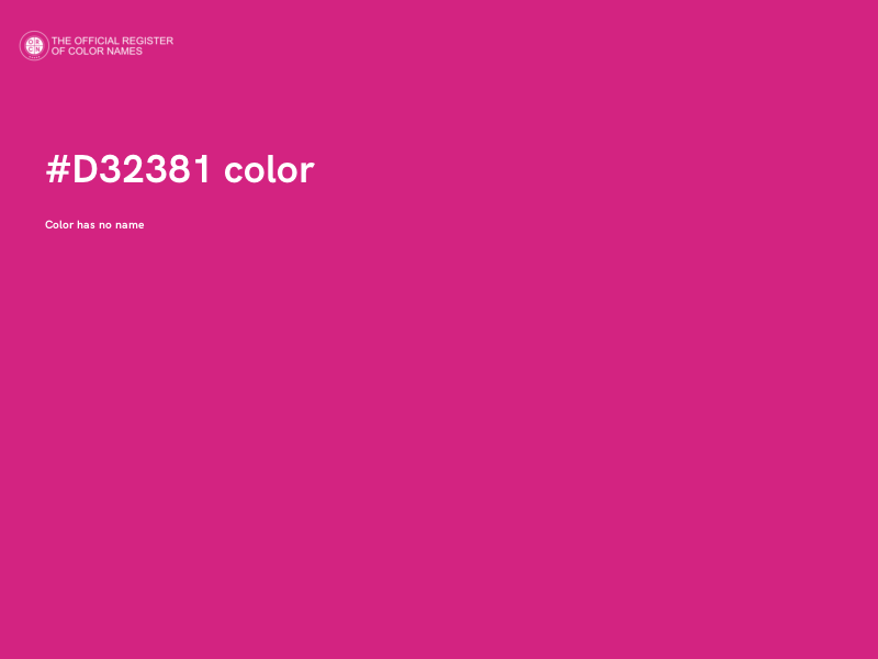 #D32381 color image