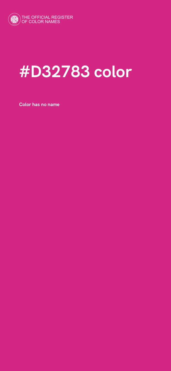 #D32783 color image