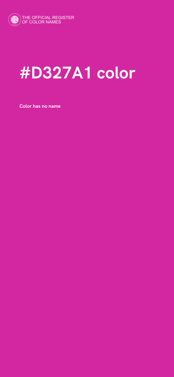 #D327A1 color image