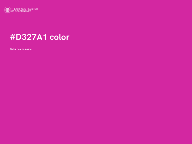 #D327A1 color image