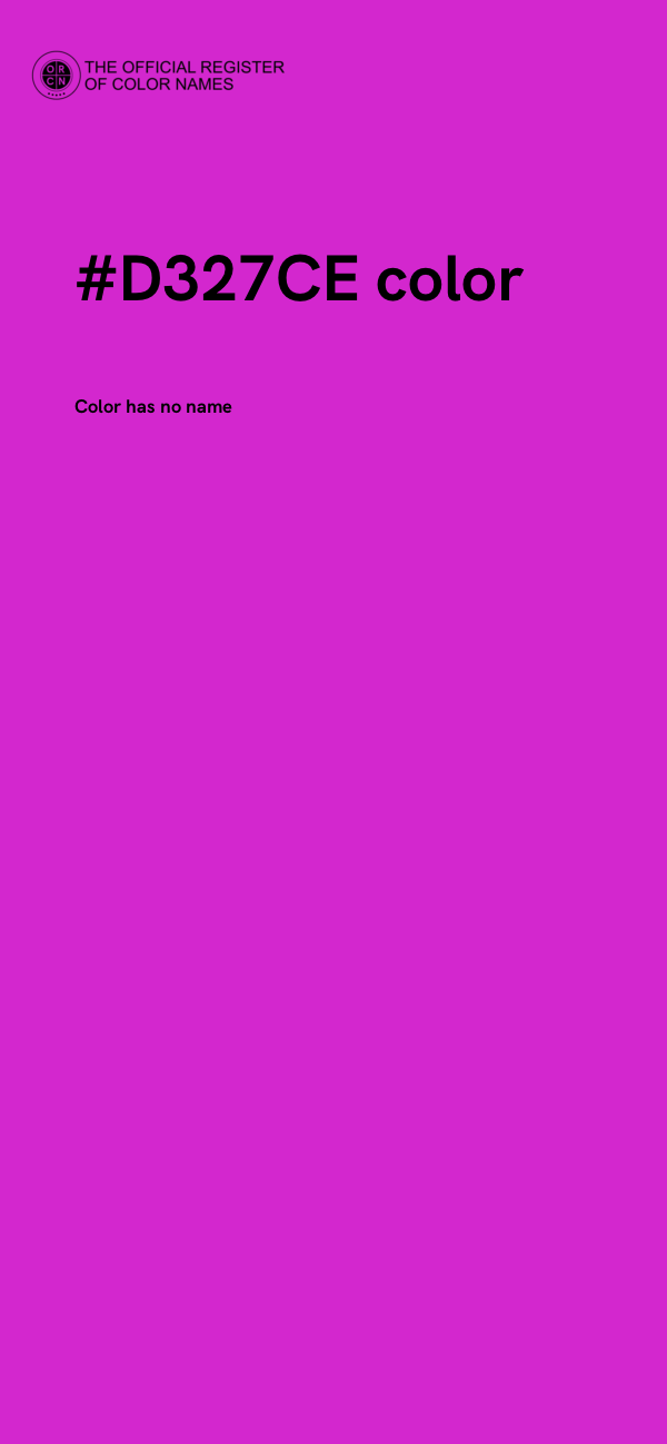 #D327CE color image