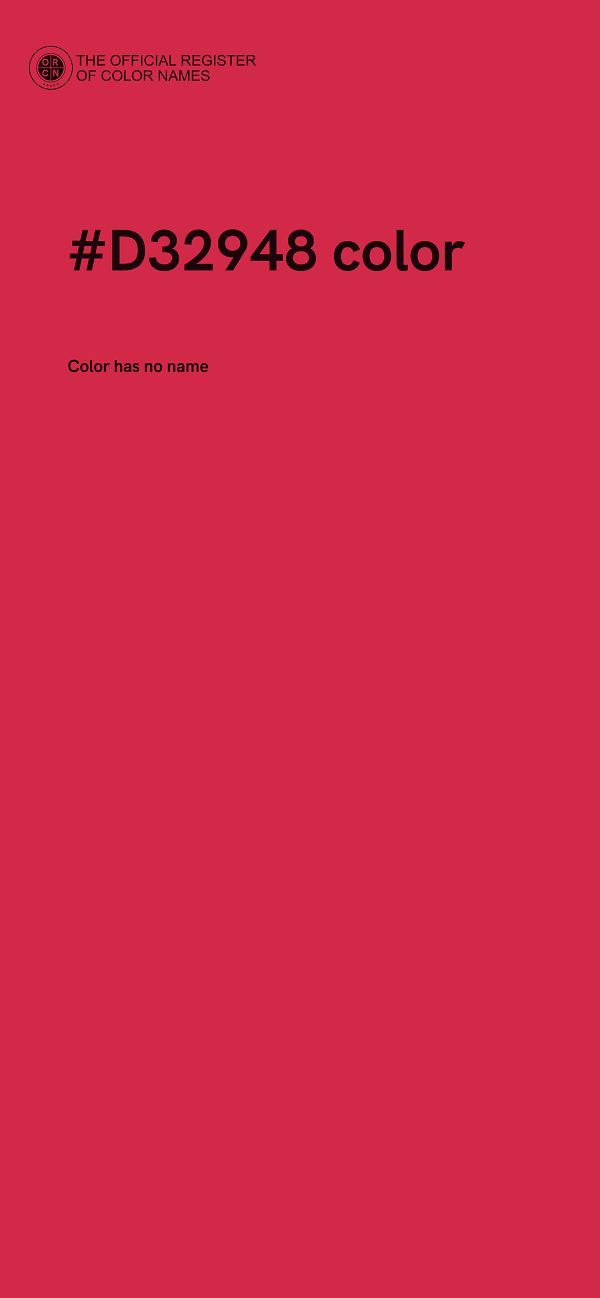 #D32948 color image
