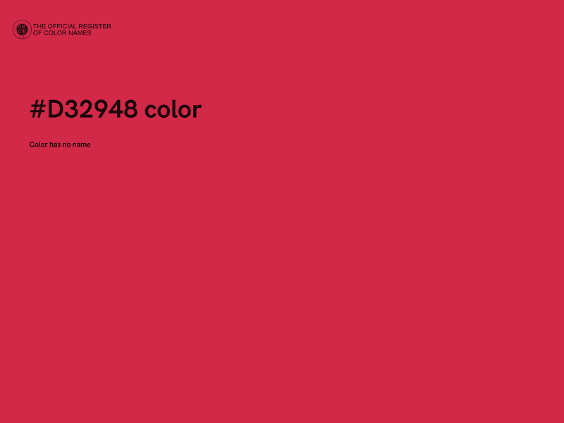 #D32948 color image