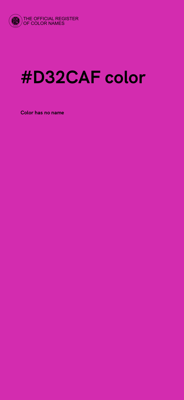 #D32CAF color image