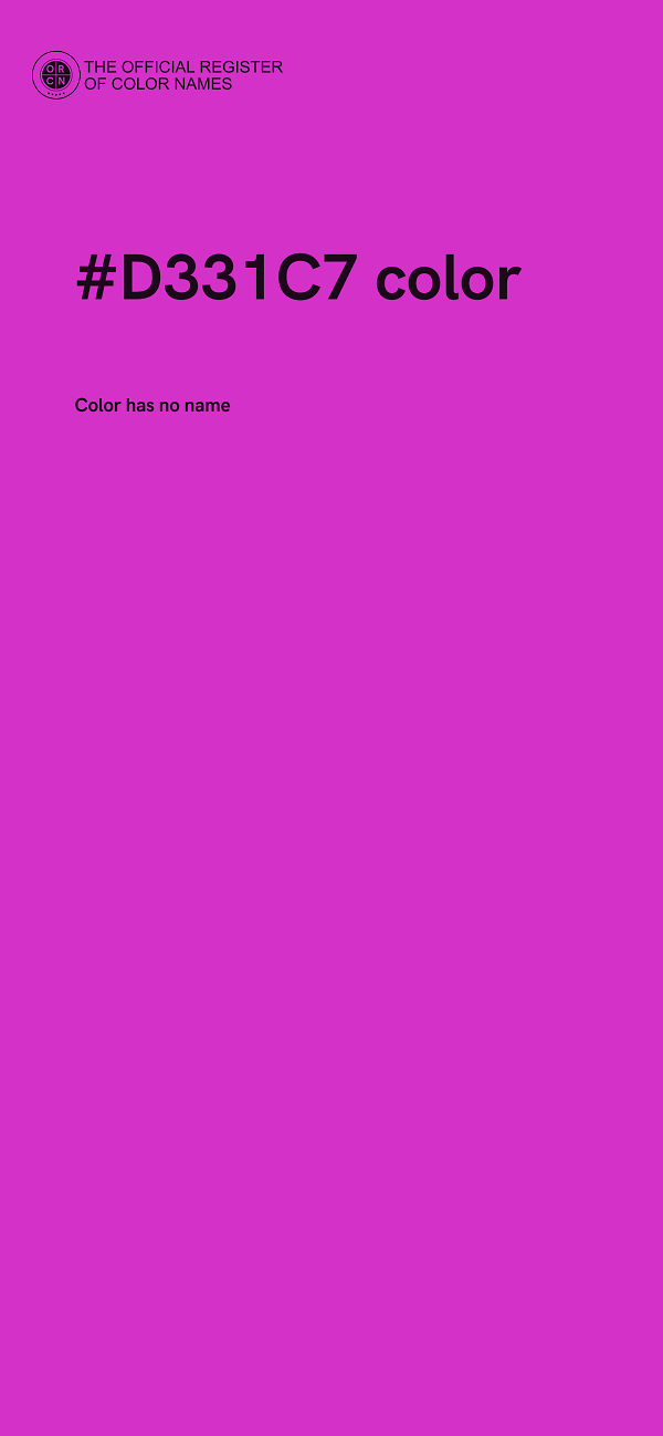 #D331C7 color image