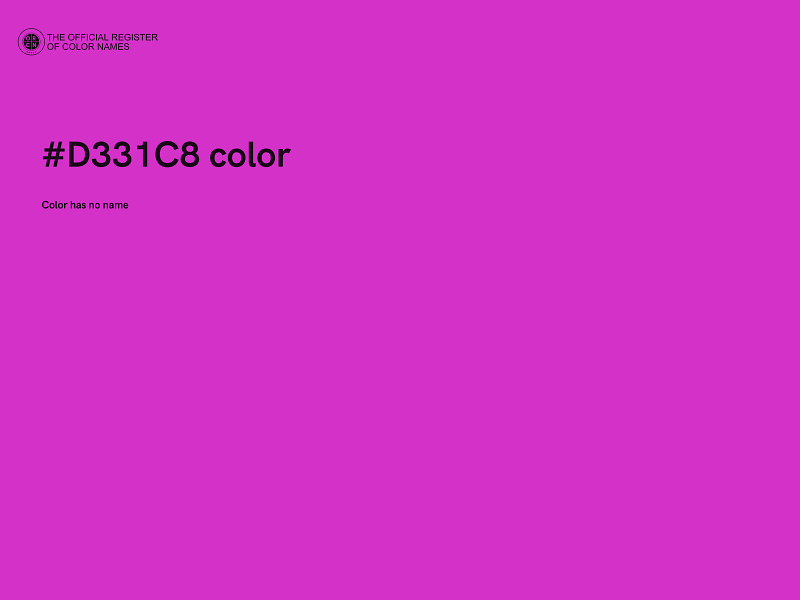 #D331C8 color image