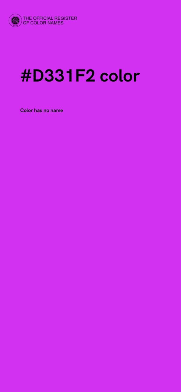 #D331F2 color image