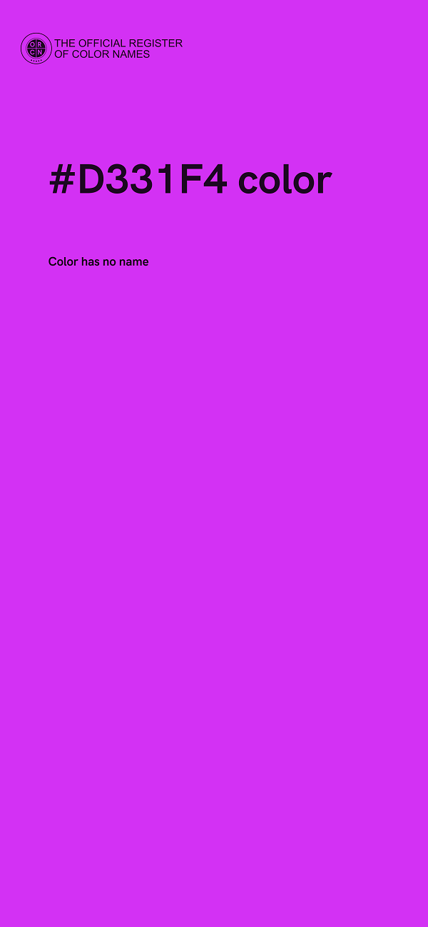 #D331F4 color image