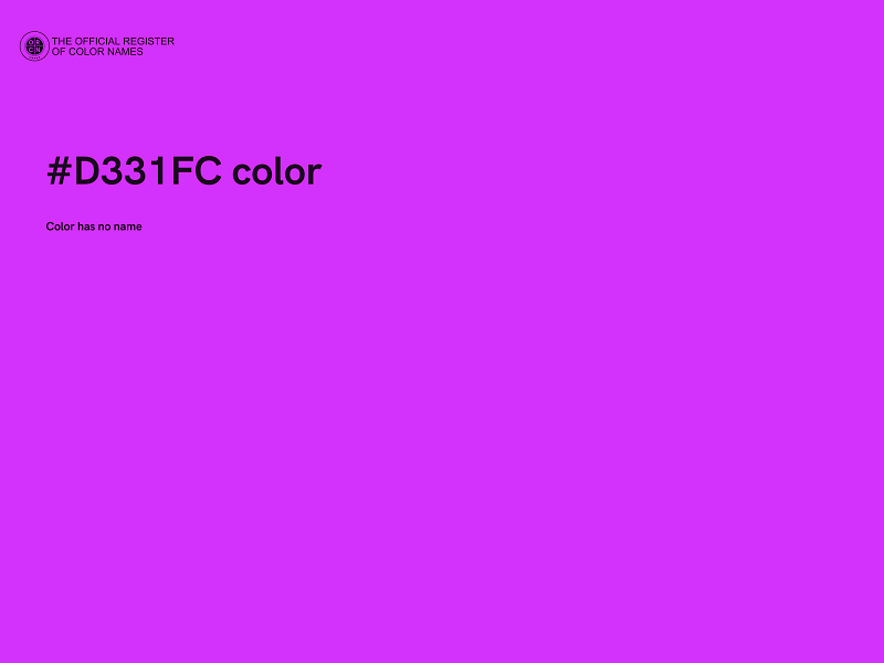 #D331FC color image