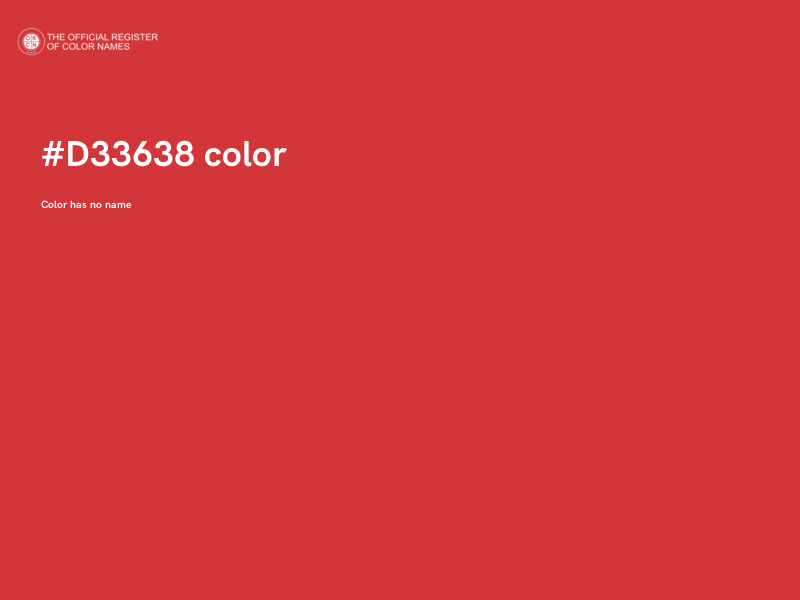 #D33638 color image