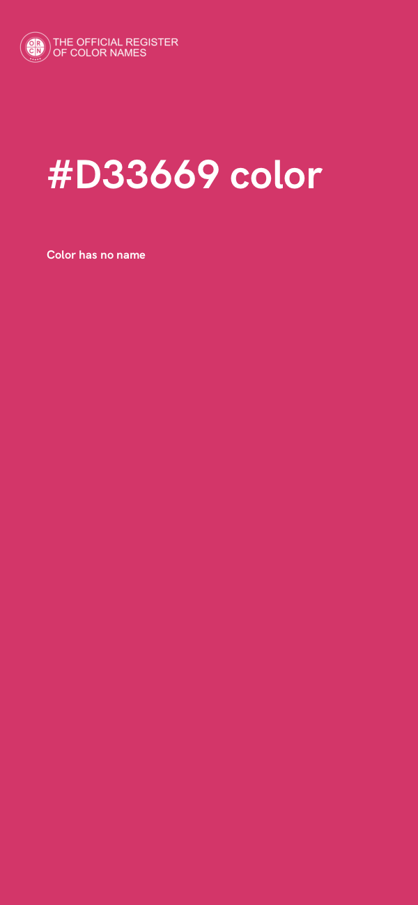 #D33669 color image