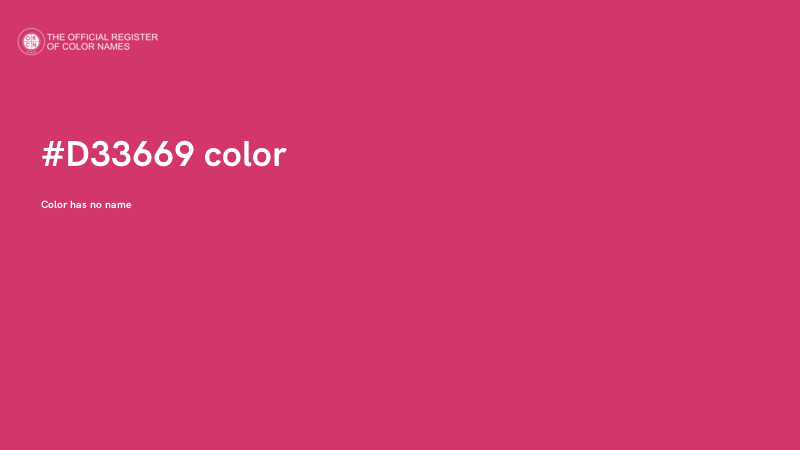 #D33669 color image