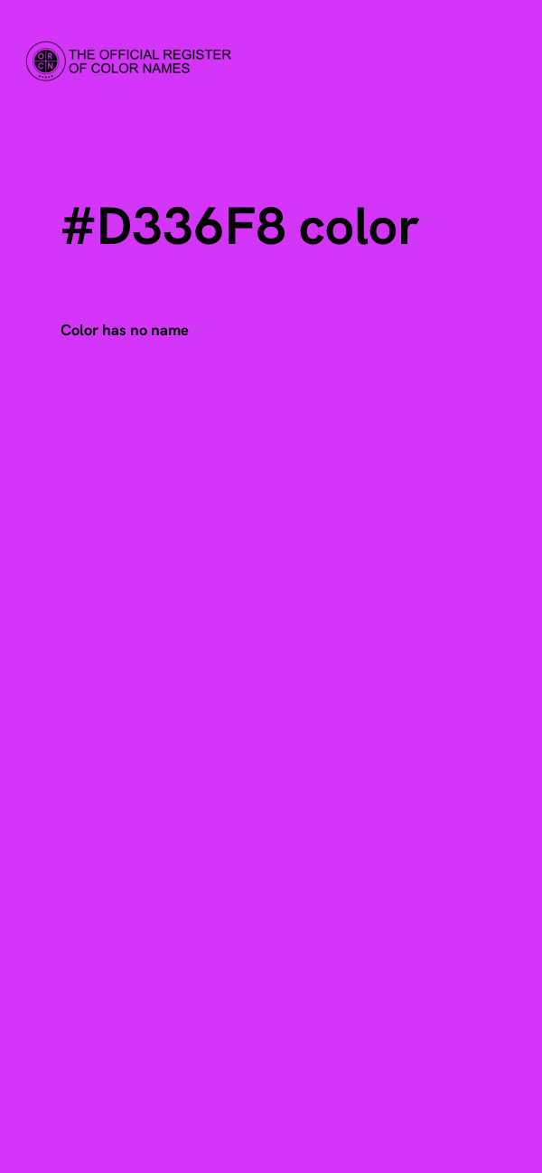 #D336F8 color image