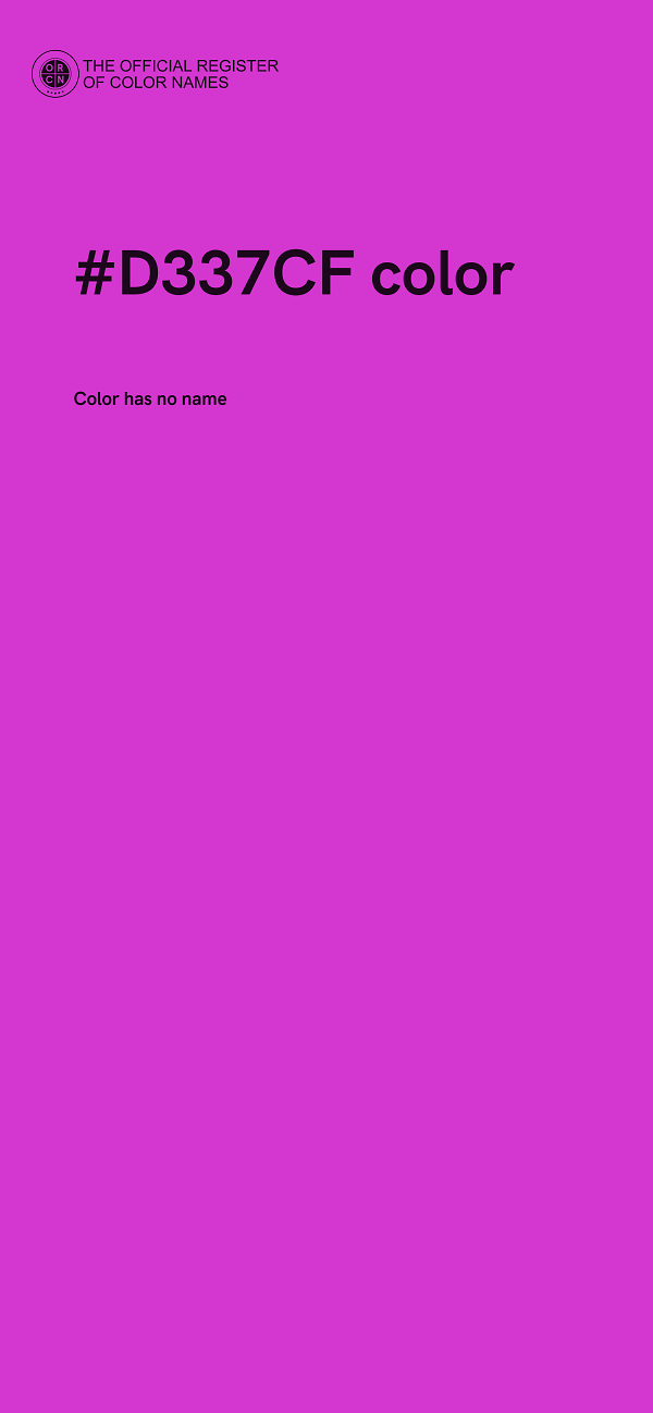 #D337CF color image
