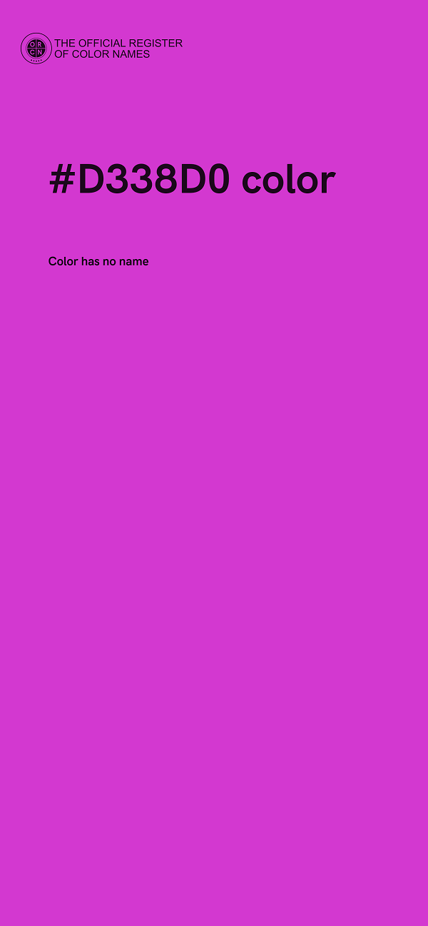#D338D0 color image