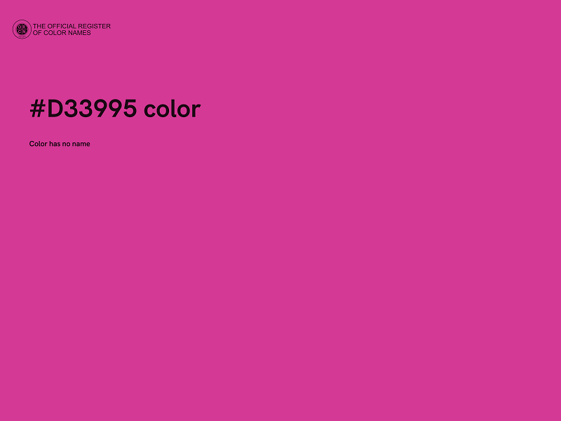 #D33995 color image