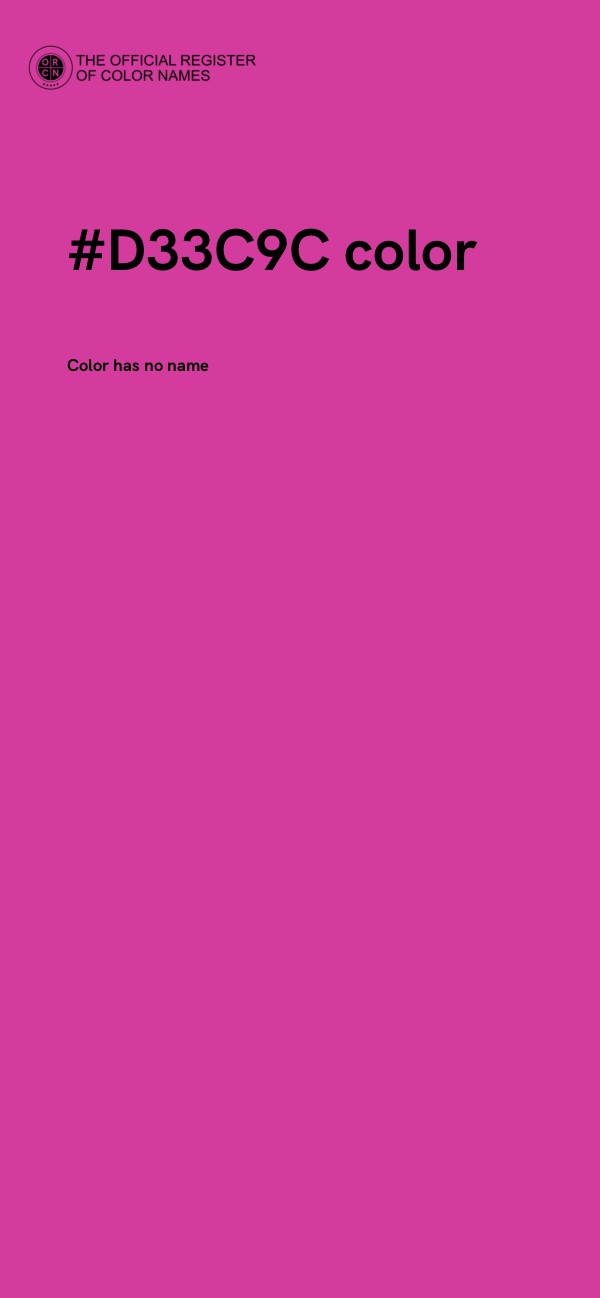 #D33C9C color image