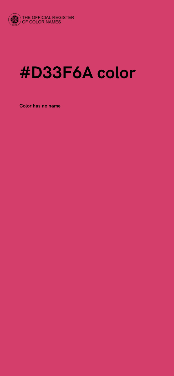 #D33F6A color image