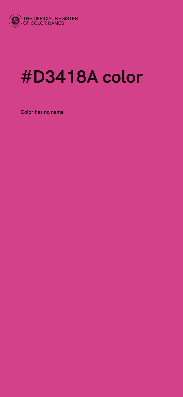 #D3418A color image