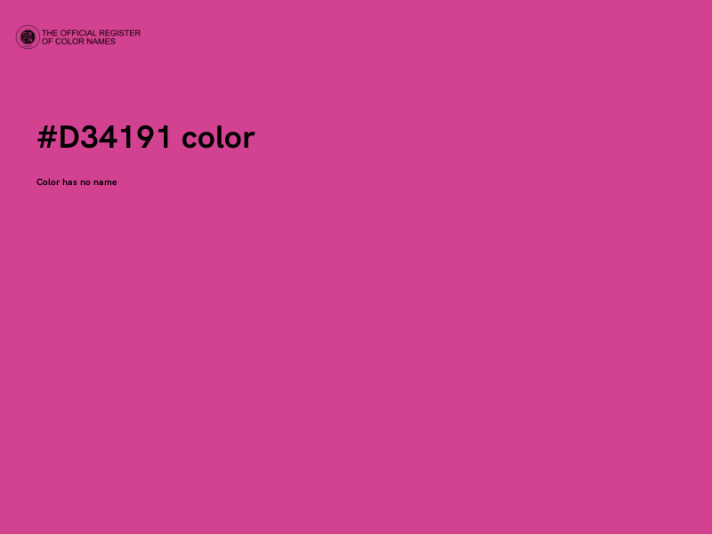 #D34191 color image