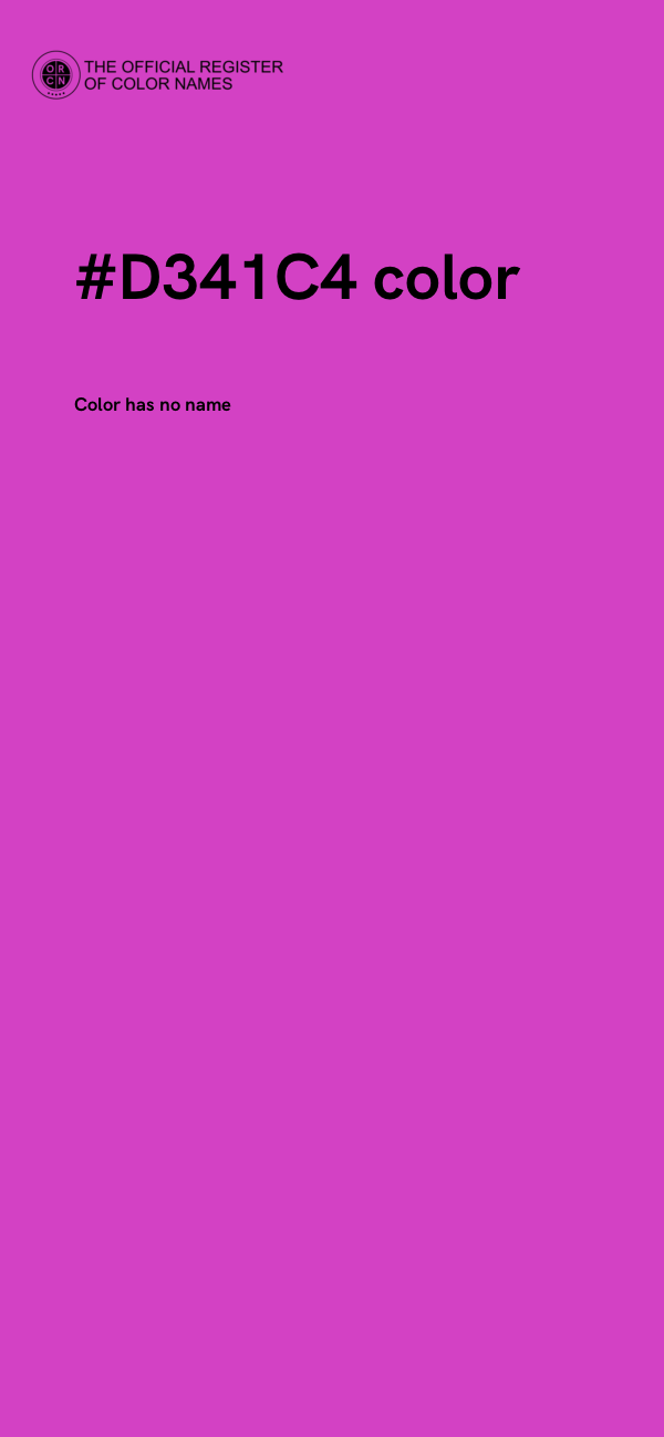 #D341C4 color image