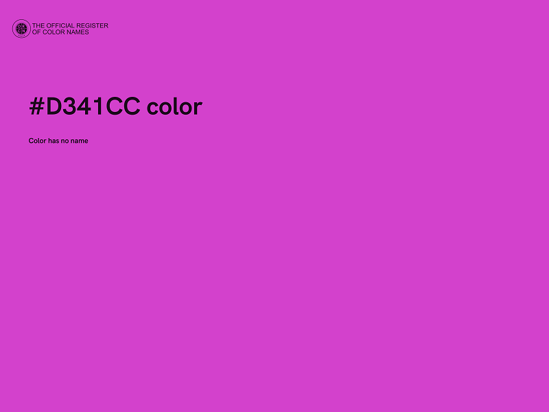 #D341CC color image