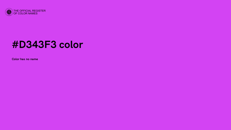 #D343F3 color image
