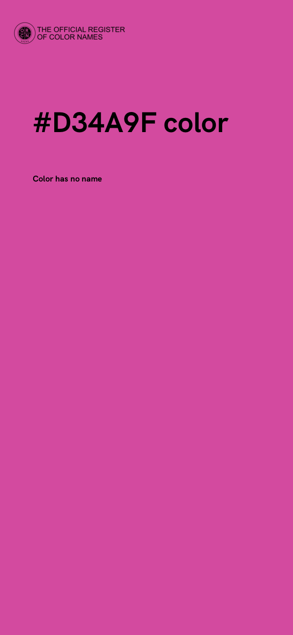 #D34A9F color image