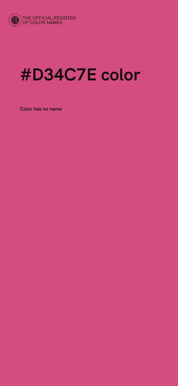 #D34C7E color image