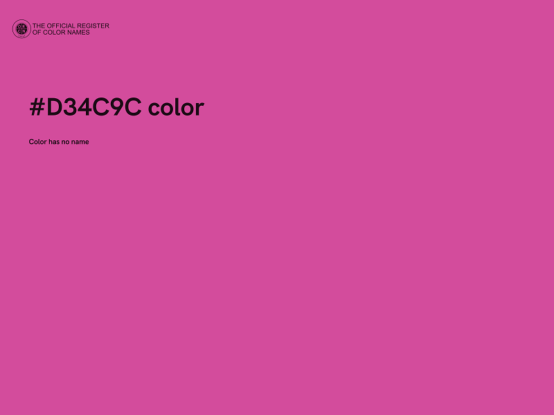 #D34C9C color image