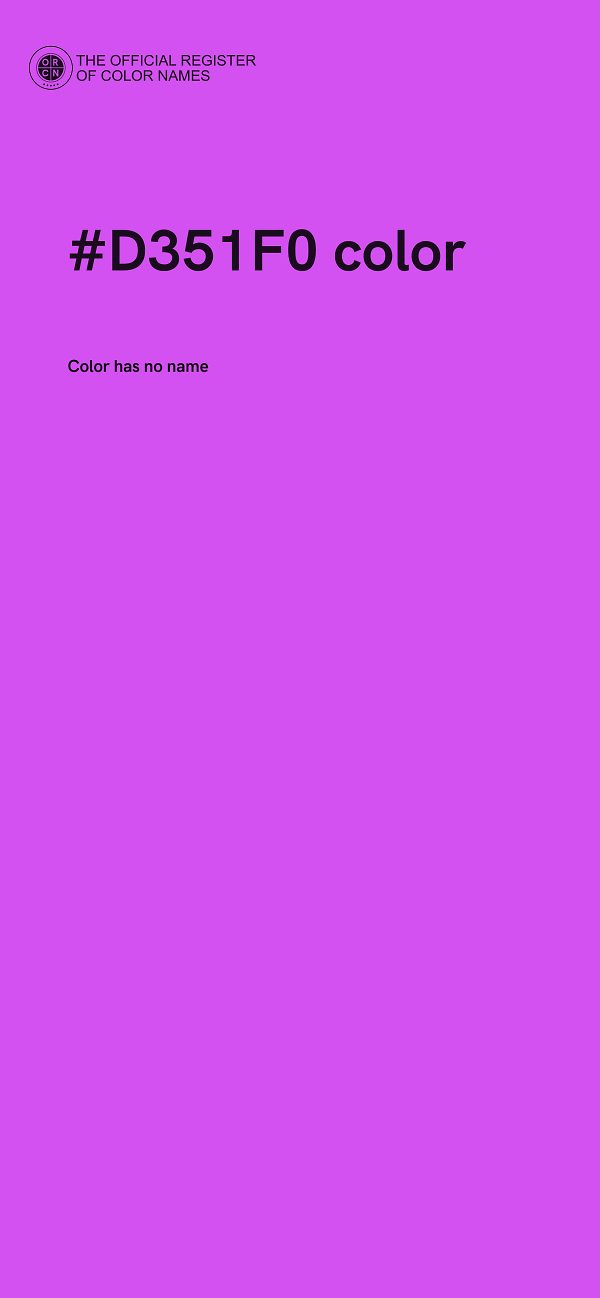 #D351F0 color image