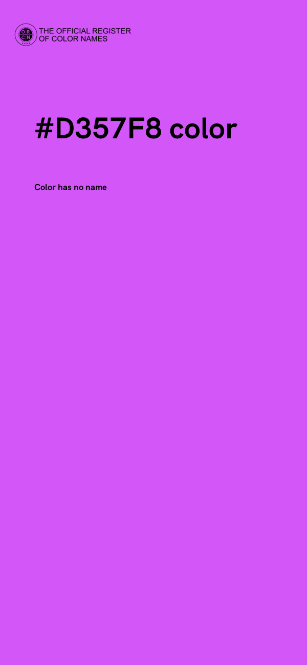 #D357F8 color image